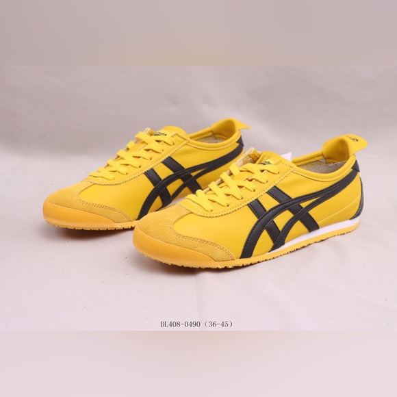 Onitsuka Tiger MEXICO 66 Women's Yellow Casual Sneakers [All sizes available in